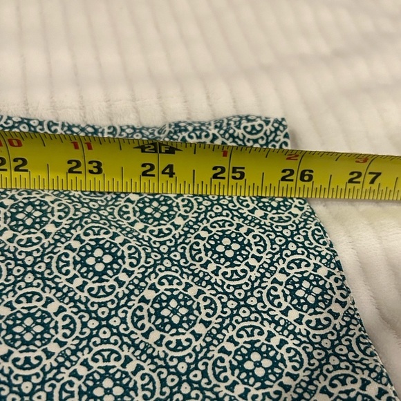 Chico’s stretch pant size 2R 12 green white EUC #67 30% off w♥️ - Picture 10 of 12